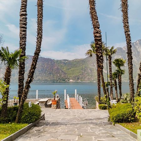 Luganersee, Pool, Strand, Parkplatz, Suite 204 Bissone Ngoại thất bức ảnh