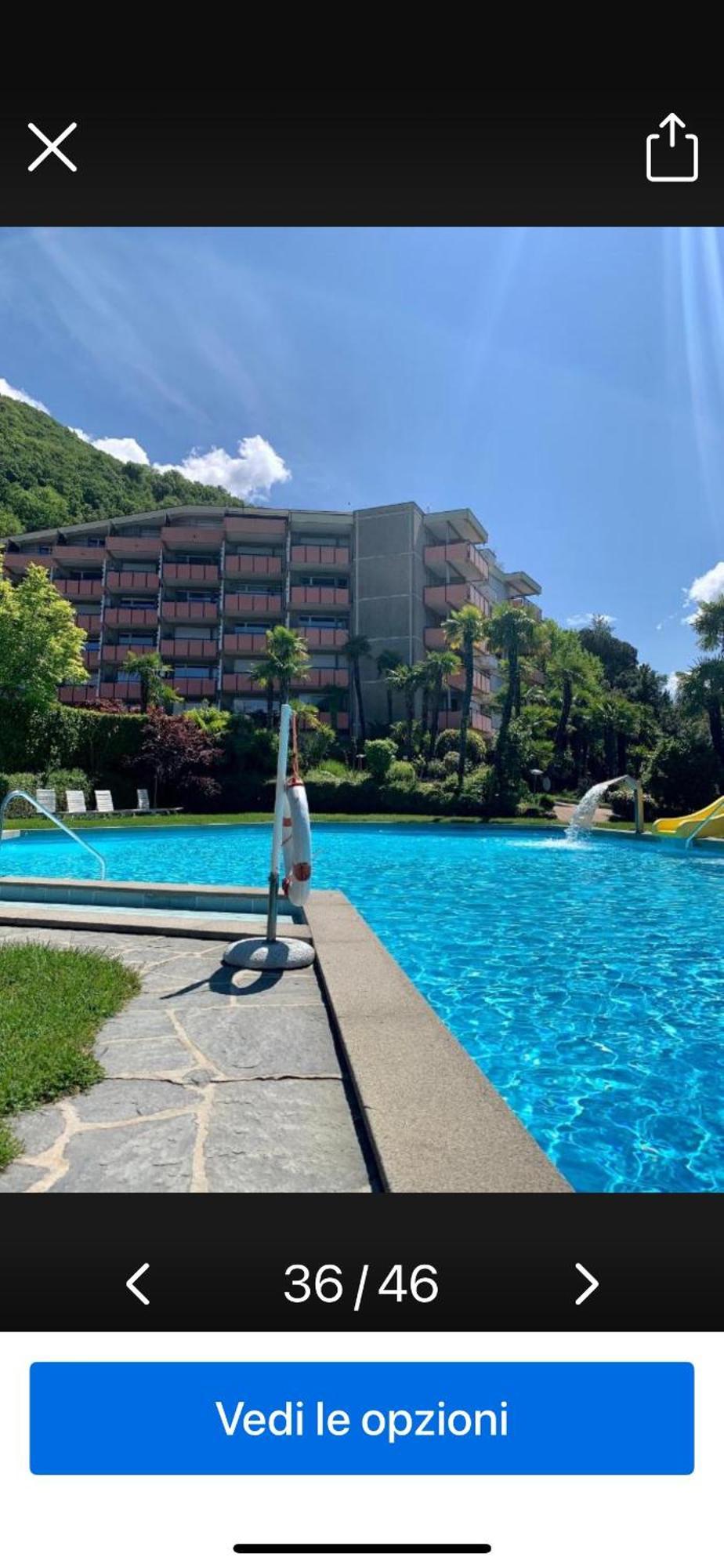 Luganersee, Pool, Strand, Parkplatz, Suite 204 Bissone Ngoại thất bức ảnh